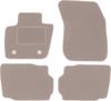 Beżowe welurowe dywaniki podłogowe dla: Ford Mondeo MK5 sedan, kombi (2015-)