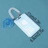 Stylish Heart-shaped Pendant ID Card Holder - With Lanyard Student Work Credential Clip Office Supplies Portable Card Storage
