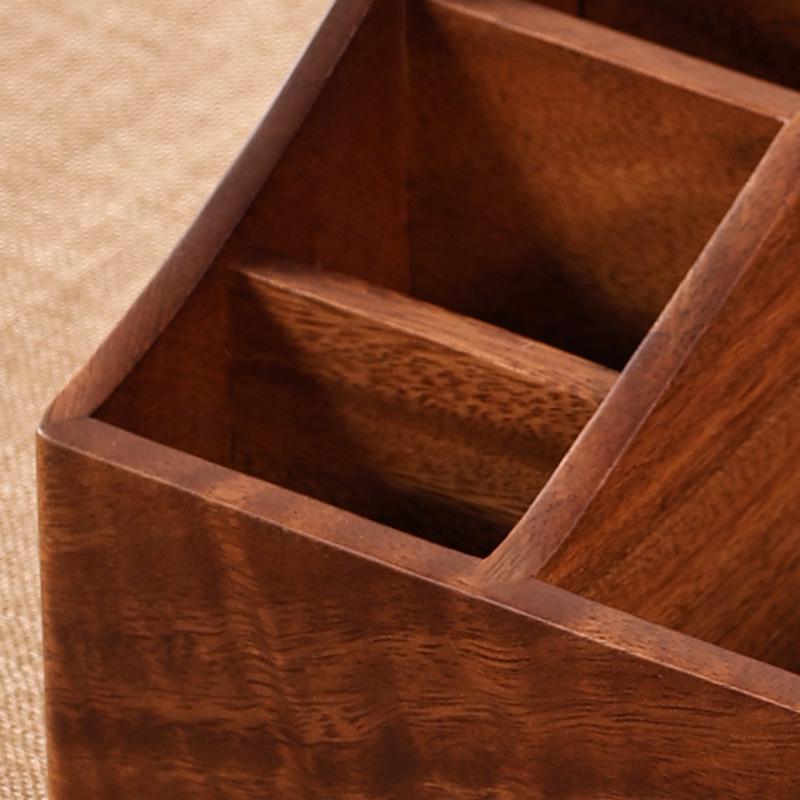 Large Walnut Remote Control Storage Rack for Study/Living Room