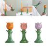 Candle Holder Ceramic Tall Candlesticks for Dining Table Holiday Anniversary