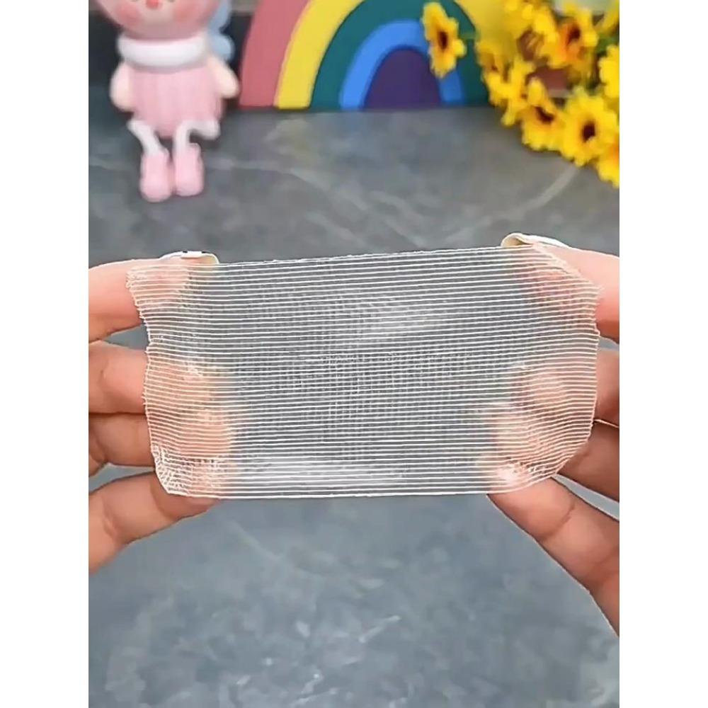 1PC Heavy-Duty Double-Sided Tape,=Super Strong Adhesive With Fiberglass Mesh For Walls & Glass, Waterproof Transparent Mounting Tape