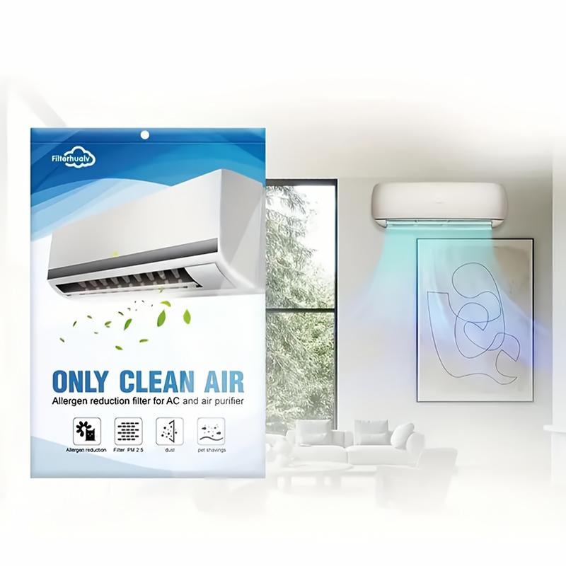 Ultra Slim Air Conditioner Filter - Anti Virus And Dust Barrier, Reusable Mesh For Ac Outlets