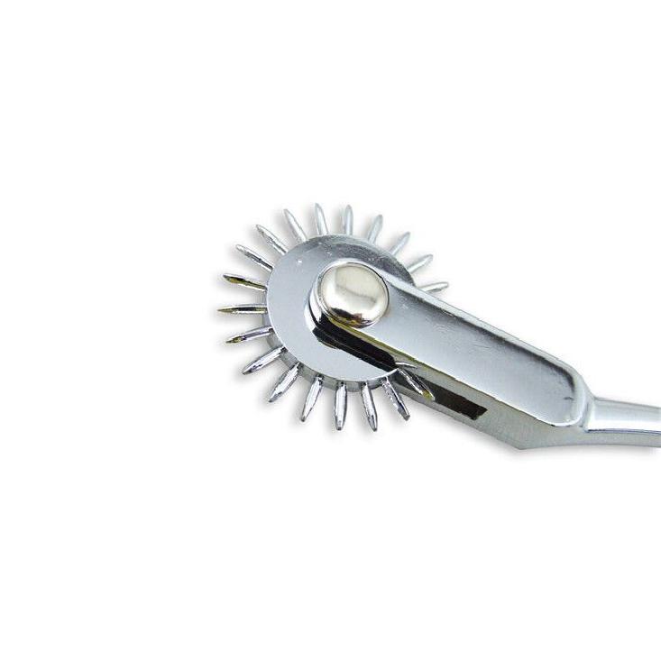 Stainless Steel Pinwheel Needles Wheel Roller Submissive Fetish Sex Adult Sex Toys Nipple Clitoris BDSM