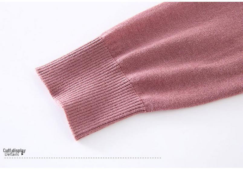 Elegant Knit Long-Sleeve Lapel Top for Middle-Aged Women: Spring/Autumn Casual Wear