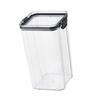1300ml Airtight Food Container Square Clear Sealed Jar Dry Food Storage Container  Kitchen