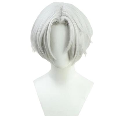 LAOBAO Cosplay Wig Kurokawa Izana Wig Heat Bob Silver Costume Accessory for Fancy School Cosplay Wig - - Resistant, Style, - Parties, Halloween,