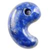 Lapis Lazuli Approximately Natural Power December Navy Good Decisiveness Magatama, 1.6cm Long, Stone, Stone, Birthstone, Blue,
