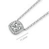 1 Carat GRA Certified Moissanite Necklace For Women D Color VVS1 Pendant 925 Sterling Silver Wedding Party Gifts Premium Jewelry