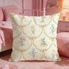 ArtArt Petal IllustrationS Cushion Cover Premium Comfort Reversible Pillow Cove Two In One Design for Any Room  Car Interior