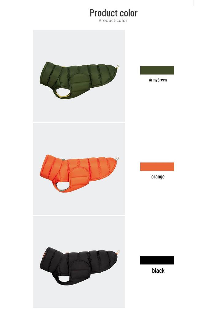 Outdoor Warm Cotton Pet Jacket for Dogs & Cats - Autumn/Winter Mountaineering Suit
