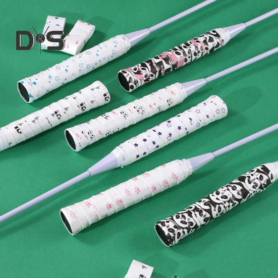 Tennis Racket Grip Tape Precut Dry Feel Tennis Overgrip Tape Sweat Absorbent Racquet Wrap Tape for Tennis Pickleball Badminton