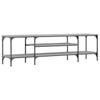 TV Cabinet Gray Sonoma 161 x 35 x 45 cm Particleboard & Iron
