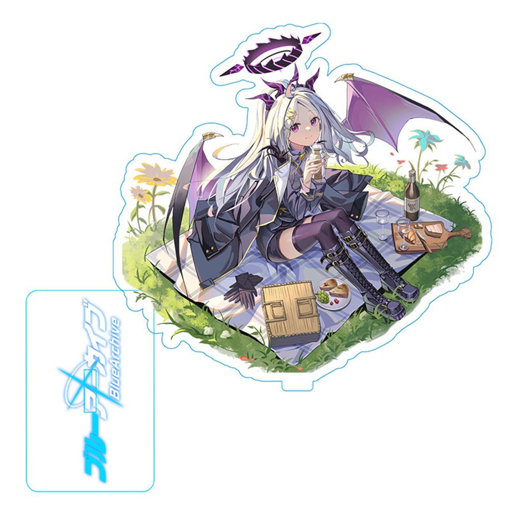 Hot Anime Blue Archive Takanashi Hoshino Cosplay Game Acrylic Action Figure Stand Model Toy Decor Prop Fans Collection Gift