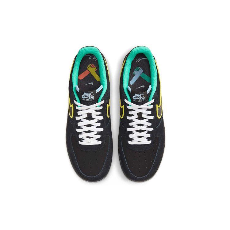 Nike Air Force 1 07 LV8 Peace and Unity Men Sneakers Black Aluminum Hyper-Crimson DM9051-001