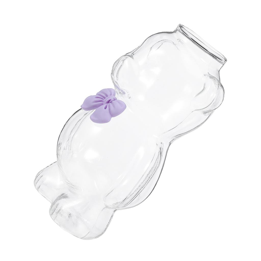 Szklanka w kształcie misia Kreatywny przezroczysty kubek do kawy Filiżanka do latte Świąteczny kieliszek do wina koktajlowego Zaopatrzenie na przyjęcie świąteczne