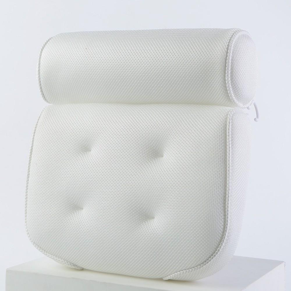 Neck Support Spa Bathtub Pillow Air Mesh Quick Drying Bath Pillow Anti-Slip Suction Cups Suction Cup Pad Bathtub Accessory