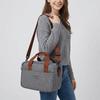Solid Color Portable Lunch Bag Oxford Cloth Large Capacity Aluminum Foil Lunch Bag Picnic Cooler Bags with Handle