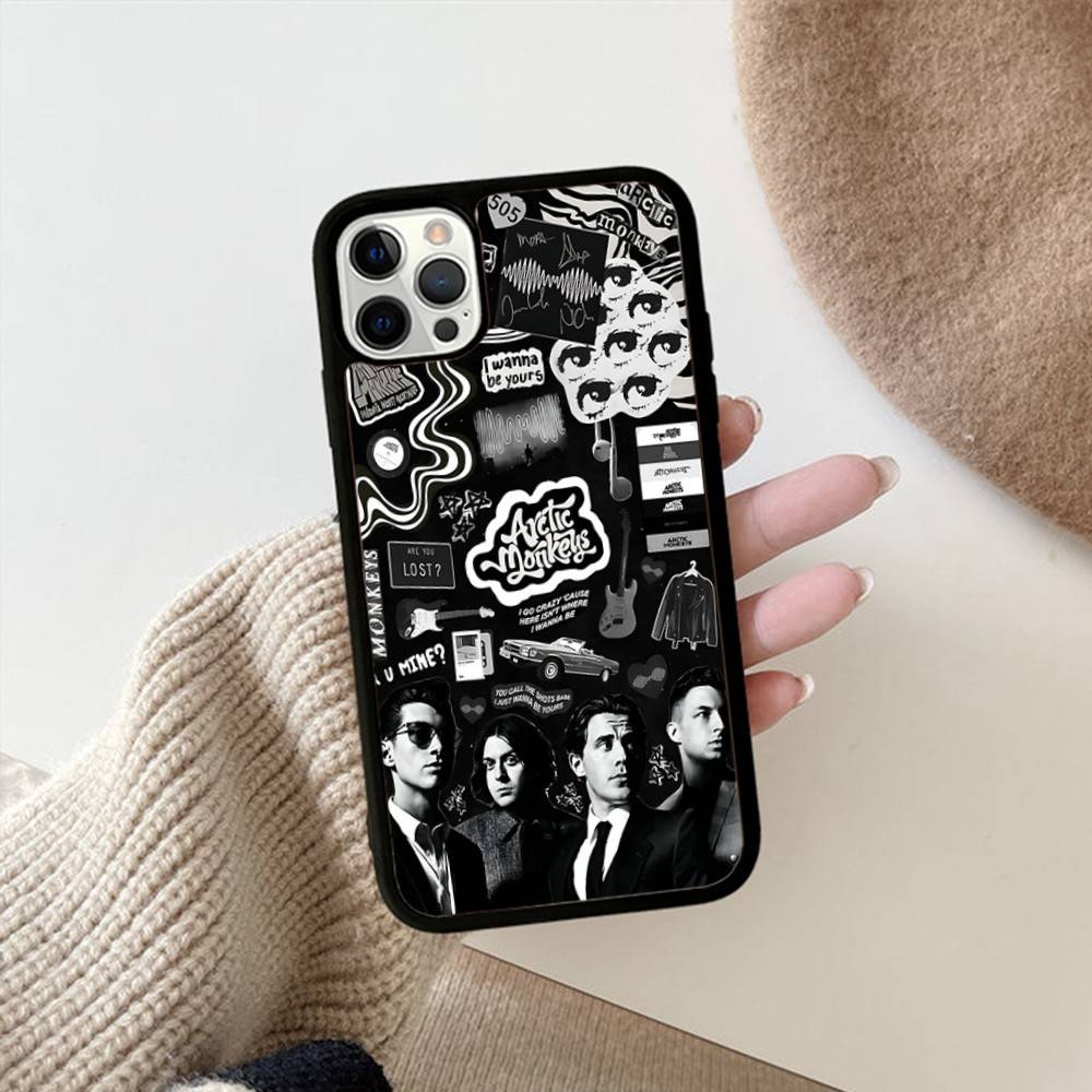 Rock A-Arctic Band M-Monkeys Music For IPhone 17 16 15 14 13 12 11 Pro Max Plus Shockproof PC+TPU Phone Back Cover