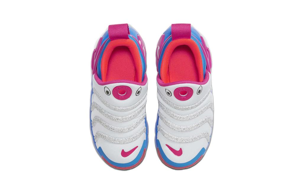 Nike Dynamo GO Slip Resistant Low Top Kids Lifestyle Shoes White Blue Pink Children Aged 3 7 Years Old FB9100-400