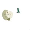 Silent Cartoon Wall Clock Decor with Easter Island Moai Statue Antique Sculpture for Kitchen Office