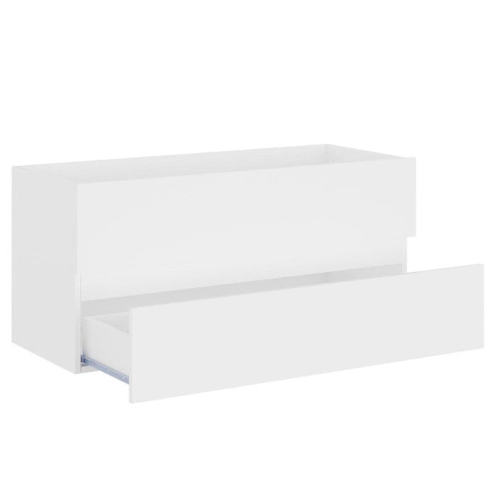 VidaXL Sink Cabinet White 100x38.5x45 Cm Particleboard