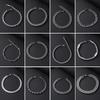 12Pcs/Set Stainless Steel Cuban Bracelets in Hip-hop Style, Suitable for Men and Women,Perfect for Daily Wear and Gift Giving