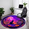 1pc Moonlit Garden Office Round Area Rug, Under Office Chairs Bedroom Living Room Home Decor, Room Deco, Available In Various Sizes