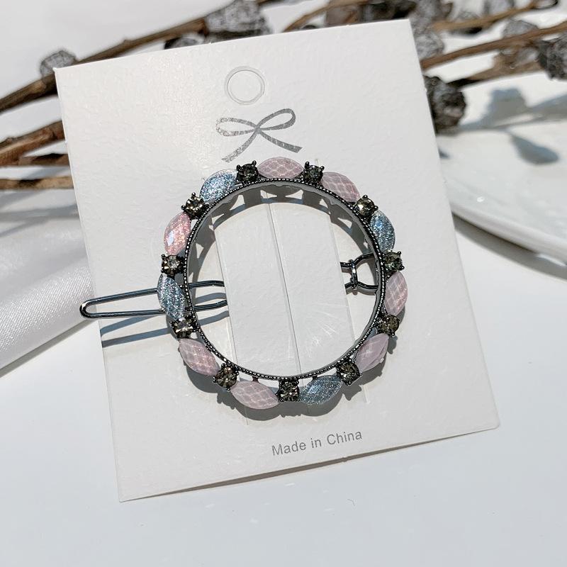 Delicate Vintage Hair Clip Back Head Ponytail Frog Clip Simple Fringe Side Clip Clip Girls Hair Accessories