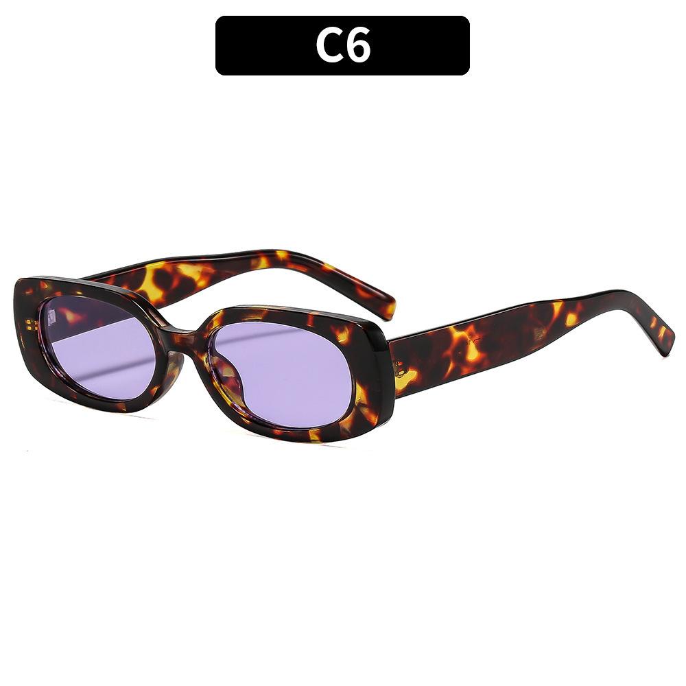 New fashion small frame square sunglasses versatile street shot personalized Internet celebrity sunglasses high sense Spice Girl