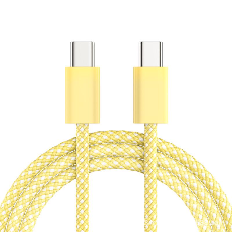 "60W Type-C To Type-C Data Cable for Apple, Samsung, and Huawei Fast Charging"