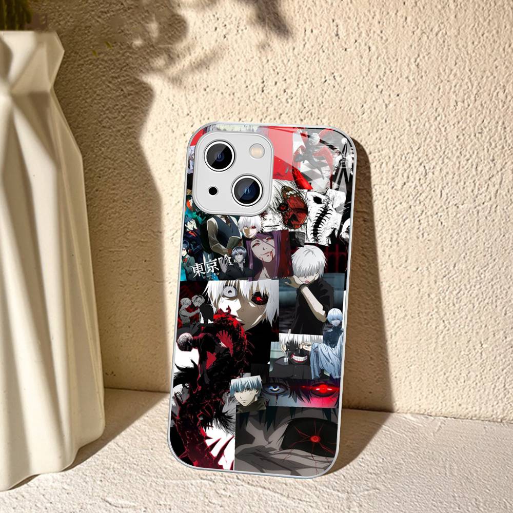 T-Tokyo G-Ghoul Classic Anime Tempered Glass For iphone 14 13 12 11 Pro Mini XS MAX 14Plus X XS XR Cover