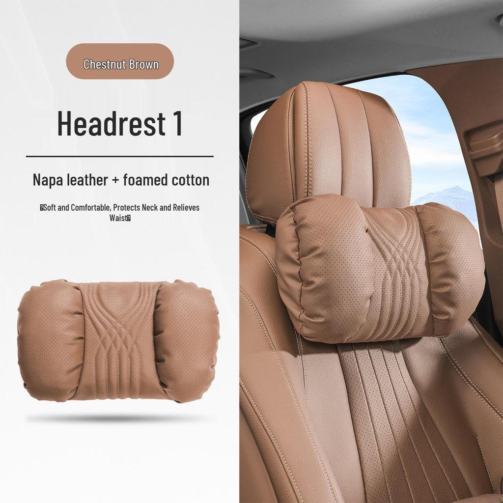 Universal Car Headrest & Lumbar Support Cushion Set for Maybach - All-Season Neck Protection