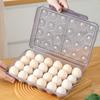 Anti-collision Refrigerator Egg Organizer Plastic Egg Tray Durable Egg Storage Box  Hiking