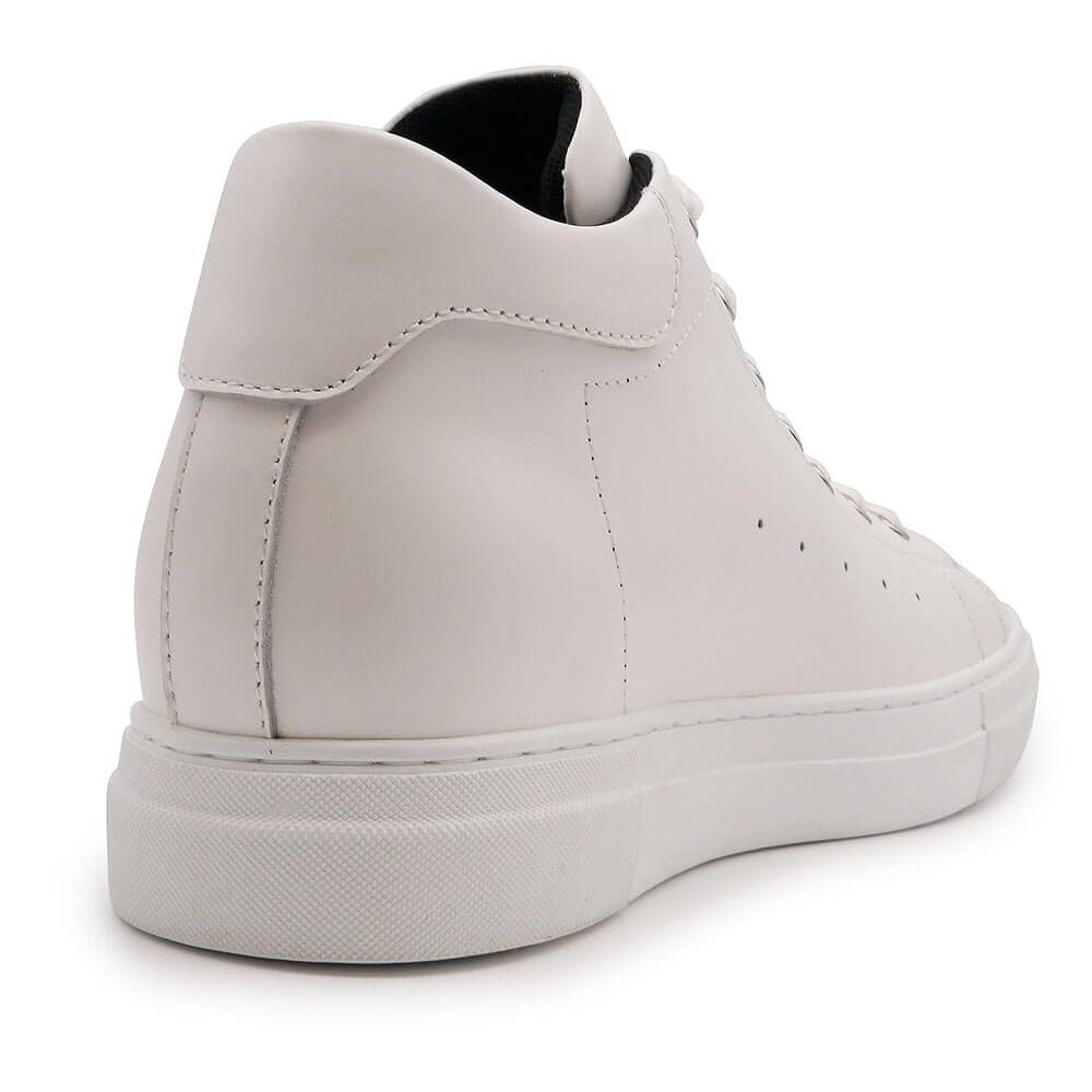 Tall secret thick high cut heeled genuine [Hi!BROTHER] shoes, sneakers, 8cm, men's, sole, sneakers, shoes, black, white, leather, casual, stylish,