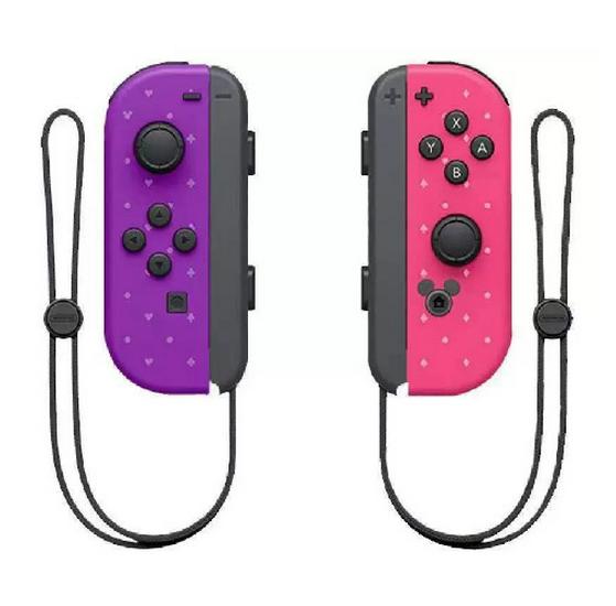 Wireless Bluetooth Joy-Con Controllers with Wake-Up Feature and Wrist Strap, Left and Right Separately for Switch