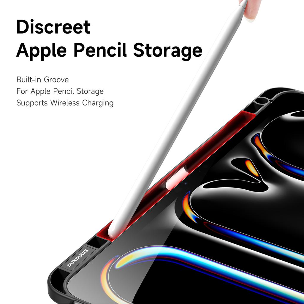 DUX DUCIS Magi Serie für iPad Pro 11 (2024) Hülle Origami Ständer PU Leder Smart Cover Abnehmbar