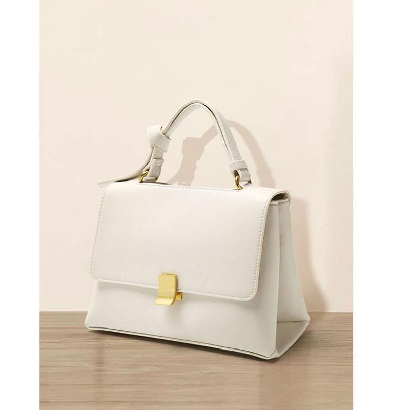 Casual Totes Women Simple Solid Color Portable Messenger Bag Double Compartment Single Shoulder Ladies Bags