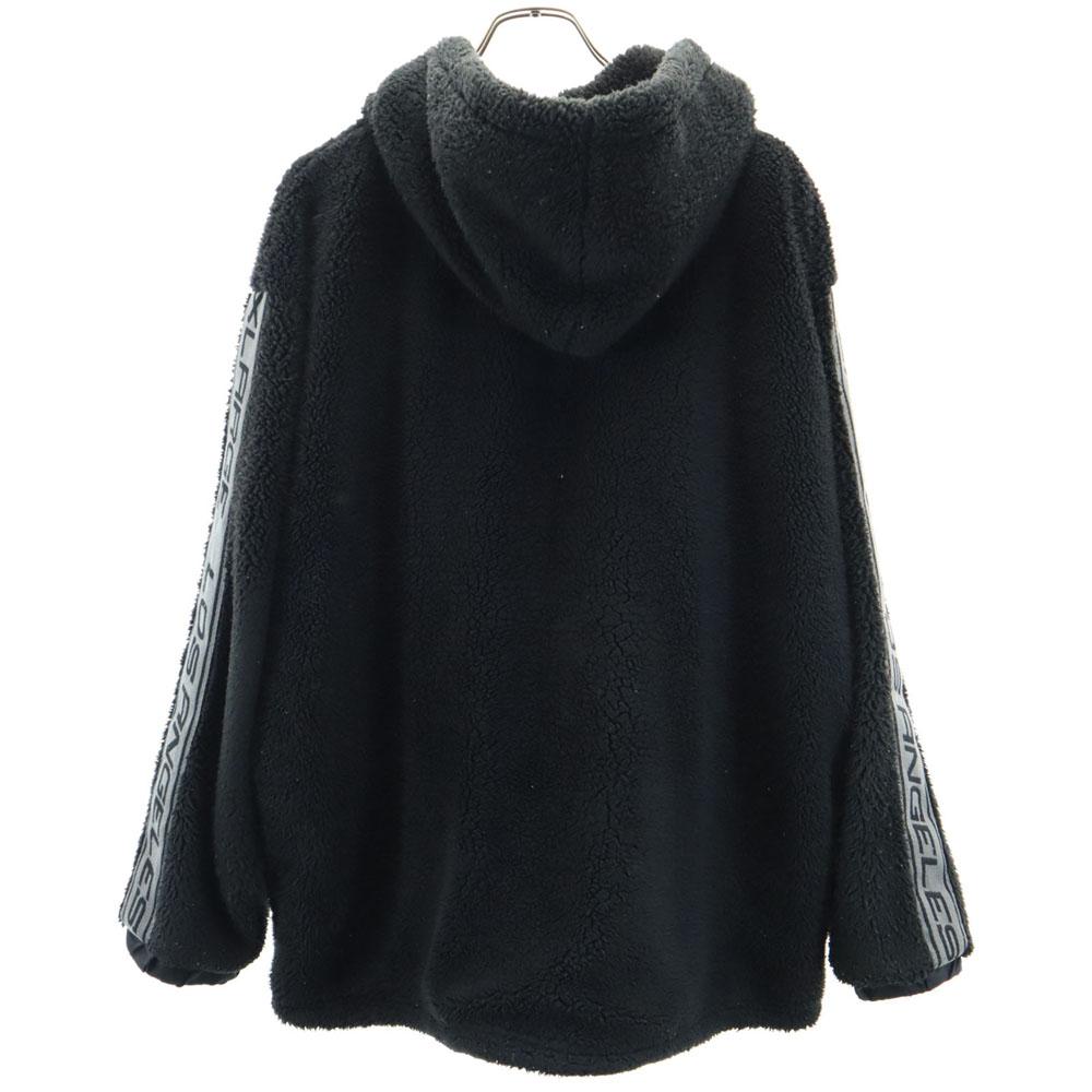 Xlarge Bunda z boa fleecu na poloviční zip M černá pulovr Pánská Použitá