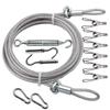 304 Stainless Steel Outdoor Clothesline for Balcony and Rooftop