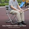 Space-Saving-Height Camp Stool Foldable Design Folding Chair Lightweight Strong Load-Bearing For Children Tripers Trip