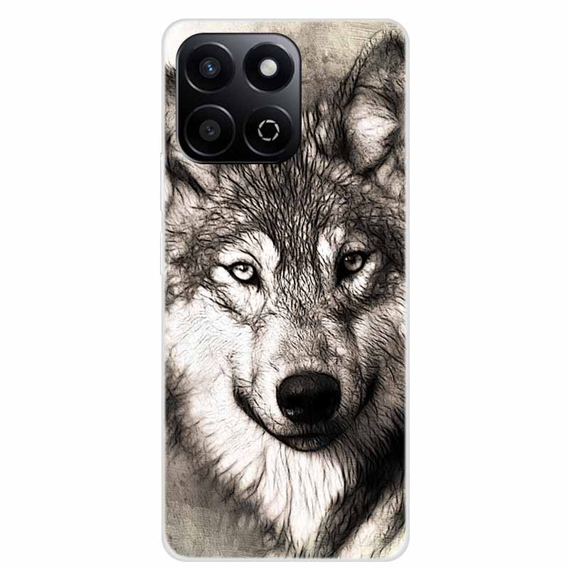 Cool Case For Honor X8C X8b X5b Plus Play 9A X6b X7c X6c Phone Case X 8 6 c b Clear Coque Transparent Silicone Soft Back Cover