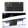 License Plate Frame,Car Accessories Front License Plate 6" X 12",Premium Quality Thick Durable Novelty 3D American Flag Aluminum Metal Car Tag