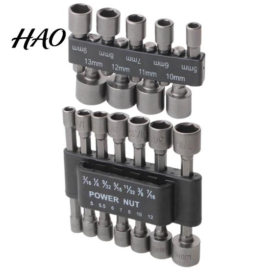 Hex Shank 1 Set Screw Nuts Quick Change Anti-rust Steel High Nut Driver Torque Hexagon Power Drivers Household Supplies Socket