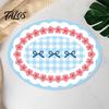 Durable Kitchen Mat Dining Table Placemat, Cartoon Pattern Printed, Heat-Insulating Stain-Proof Waterproof Mat, Countertop Wear-Resistant Easy