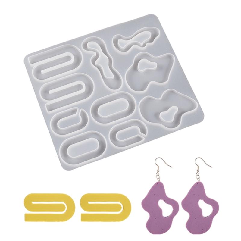 Epoxy Silicone Molds Multiple Styles Keychain Casting Molds Jewelry Making