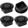 4 PCS Bumper Sensor Hole Plugs, Dustproof Waterproof Auto Front Rear Bumpers Hole Block Cover, Durable Plastic Bumper Parking Sensor Holes Protective