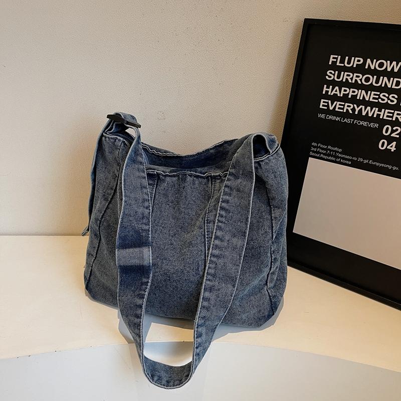 Handbag Women Shoulder Bag Denim Large Capacity Crossbody Bag