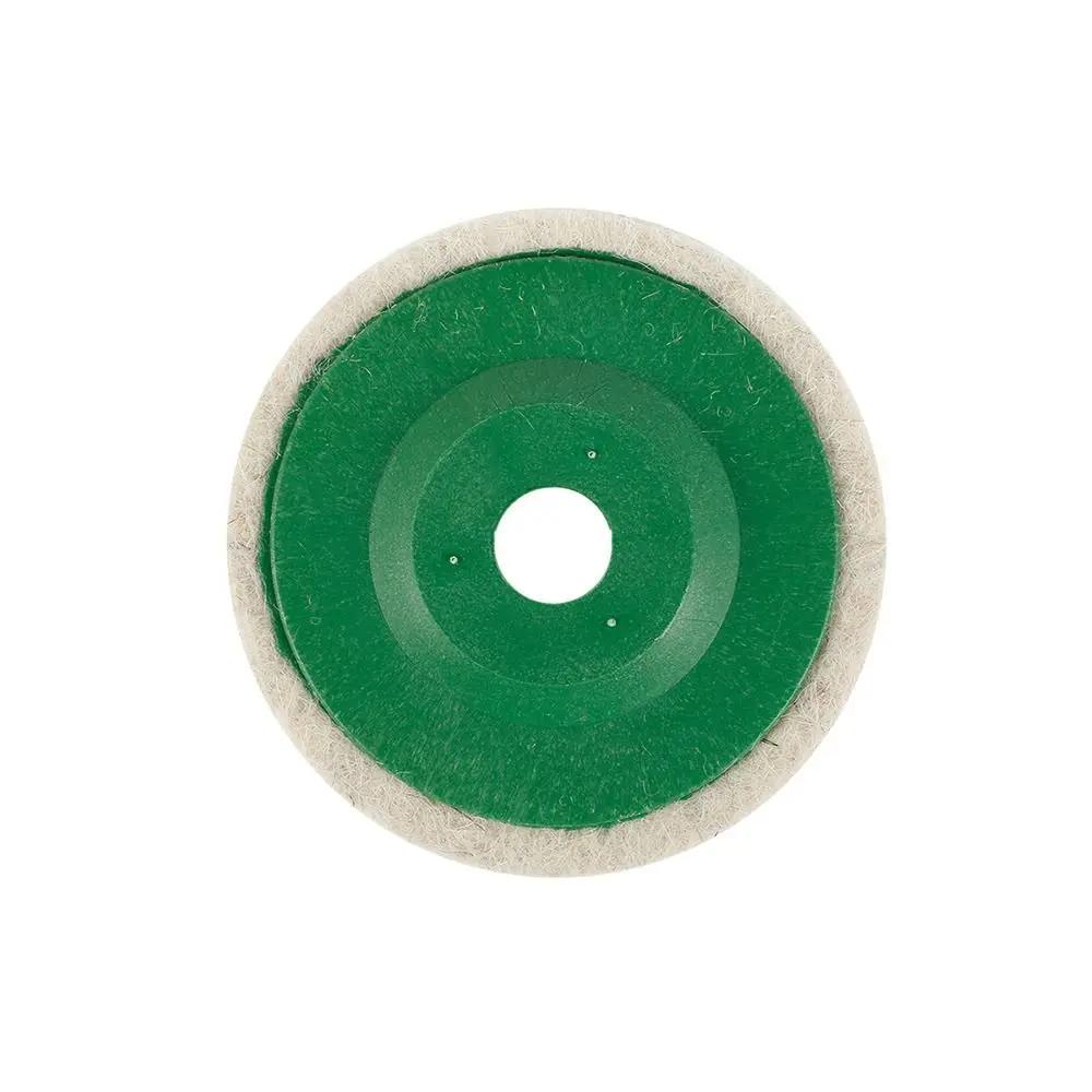 1 Stück Wollpolierscheibe Beige Polierpads Schleifen Winkelschleiferscheibe Filzpolierscheibe Für Edelstahl Aluminium Marmor