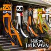 Halloween Windsock Flag Ghost Mummy Pumpkin Skeleton Windsock Wind Socks Outdoor Hanging Decorations for Garden Balcony Party