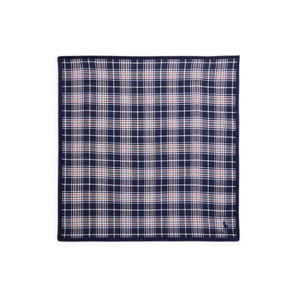 Polo Ralph Lauren Men S Glen Plaid Cotton Handkerchief ONE